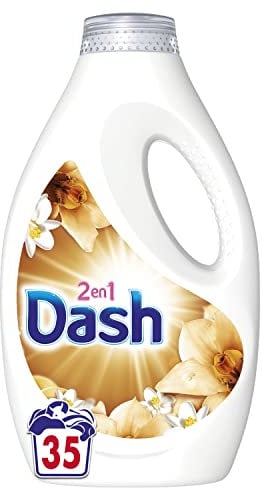 Dash 2in1 Flüssigwaschmittel, 35 Waschgänge, Souffle kostbar, ultra reinigend und langanhaltend frisch