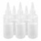 Lang Horn 8 Piece Applicator Bottles 60 ml squeeze bottle Condiment Bottles Glue Bottles Hair Oil Applicator Bottles