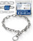 Kettenwürger für Hunde mit Kopfumfang 55-60 cm aus Edelstahl V4A Hundekette mit Zugstop Kettenhalsband kurzgliedrig 5mm dick und 70 cm Gesamtlänge