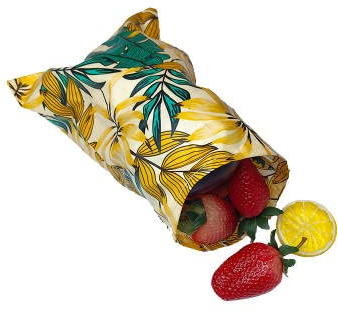 Sacs à pain en cire d'abeille - Tissu de cire d'abeille en coton biologique, sacs en cire d'abeille de rechange durables et réutilisables, sacs de fruits et légumes