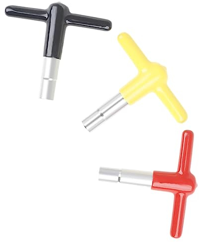 CORHAD Drum Tuning Key Tool Set 3 Pack Metal Drum Keys Universal Drum Tuner for Instrument Hardware