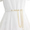 FAIRYGATE Gürtel Gold Damen Brautgürtel Hochzeit Gürtel Perle Gürtel Hochzeitskleid Gürtel Brautjungfer Schärpe für Braut Zubehör DA3822