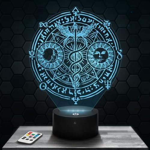 Nachttischlampe Medusa Gorgon Mythologie deko Griechisch Antik Olymp. Geschenkidee Mann objekt Medusa Gorgon Mythologie Nachtlicht Erwachsene deko Zimmer. Weihnachten