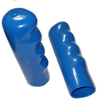 2X Ersatzteil Griff BLAU Sackkarre Schubkarre - 30 mm Griff Muldengriff für Schubkarre Sackkarre Karre Rohr