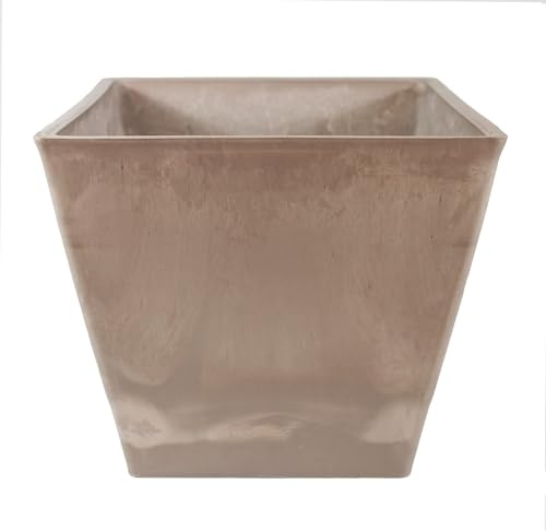 colourliving Blumentopf Pflanztopf Ecostone-Serie für Innen und Außen | frostfest, robust aus recyceltem Material | nachhaltig und langlebig