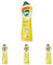Viss Scheuermilch Citrus effektives Reinigungsmittel 100% kraftvoll gegen Fett und Schmutz mit 100% natürlichen Reinigungspartikeln 500 ml (Packung mit 4)
