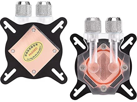 25 Wasserkanäle Wasserkühlblock, Wasserblock, Edelstahl-Schnallenhalter für Computer-PC-GPU