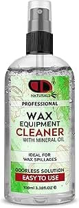 DD Teck Professional Wax Equipment Container Cleaner, For Removing Spilled and Residue from Warmer Bucket Pot and Other Working Surfaces (100ml Spray)