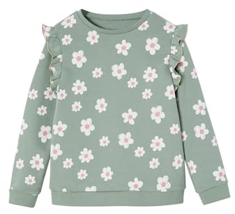 Vertbaudet Mädchen Sweatshirt mit Volants und Prints