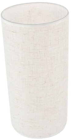 ANDRESLAD Pantalla De Tambor Para Lámpara Cubierta Cilíndrica De Natural Para Lámparas Mesa Accesorio De Iluminación Decorativa