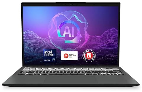 MSI Prestige 13 AI+ Evo (2024) 13.3 Inch 2.8K OLED Business Laptop: Intel Core Ultra 7-258V, Arc Graphics, 32GB LPDDR5x, 1TB NVMe SSD, Thunderbolt 4, WiFi 7, Win 11 Pro: Stellar Grey A2VMG-014US