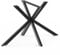 IDMarket Tischbein in Form einer Spinne Alix, Metall, Schwarz, 130 cm, Industriedesign