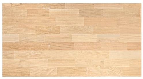 vidaXL Küchenarbeitsplatte 120x63,5x2,7 cm Massivholz Eiche Rechteckig, Arbeitsplatte, Badezimmerarbeitsplatte, Waschtischplatte, Küchenplatte