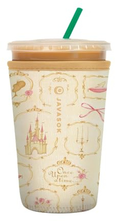 Sok It Java Sok Iced Coffee & Cold Soda Insulated Neoprene Cup Sleeve (Happily Ever After, Medium: 22-28oz)