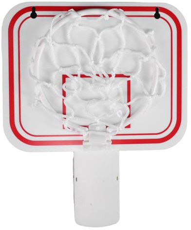 MOBUTOFU Mini Basketball Hoop Trash Can for Office Home Use Funny Basketball Net Backboard Clip Design