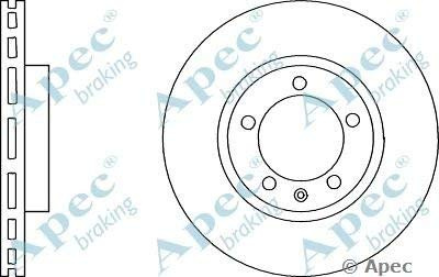 Apec Brake Disc (Pair) DSK3073