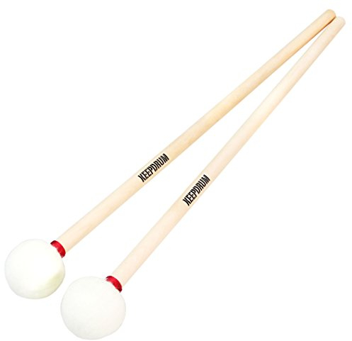 keepdrum FT7 Paukenschlägel weich Timpani Handpan Schlägel Mallets 35mm Kopfdurchmesser 1 Paar