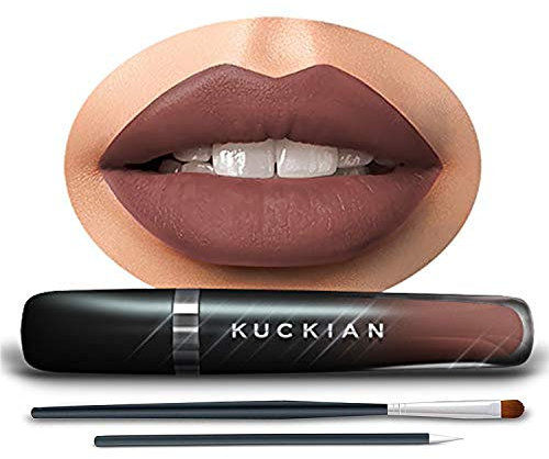 BRUTE, by Kuckian - Brown, Mauve, Dusty Rose, Brown Lipstick - Liquid Velvet Supremé by Kuckian - Vitamin E, Cruelty Free, Vegan, Matte Lipstick, Long Lasting