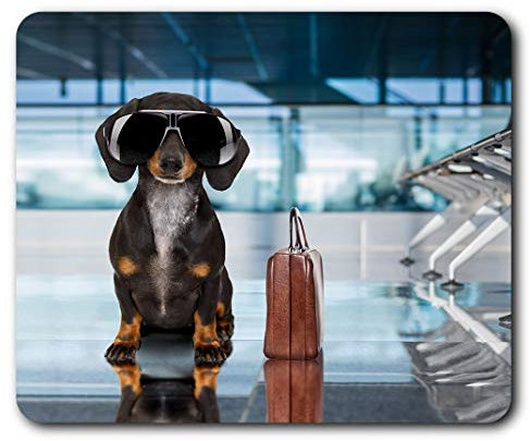 Destination Vinyl Ltd Dachshund Sausage Dog Mouse Mat Pad Computer PC Laptop Gaming Office Home Desk Accessory Gadget 21443