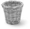 HENDI Snack-Korb, Snack halter, Mini Frittierkorb, Chip korb, Obstkorb, zum Servieren für Pommes Frites, Garnelen, Zwiebelringen, ø130x(H)110mm, Grau