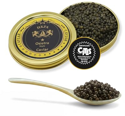 Sepehr Dad Osietra Caviar Select | Cuillère en nacre gratuite | Elevage UE | 125g