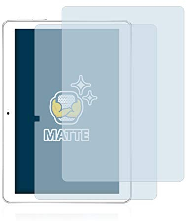 BROTECT Entspiegelungs-Schutzfolie für Toscido X108 10 (2 Stück) Matte Displayschutz-Folie, Anti-Reflex, Anti-Fingerprint