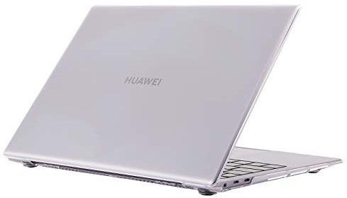 Tading Case Compatible with Huawei MateBook D15 2020, Crystal Hard Plastic Shell Cover for Huawei MateBook D15 / HONOR MagicBook 15 2020 Laptop Accessories - White