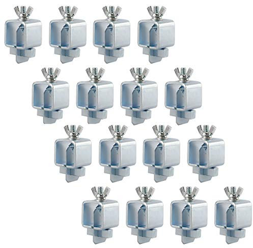 Toolly Butt Welding Clamps - Small Welding Clamps Auto Body Panel Clamps for Edge to Edge Welding, Pack of 16