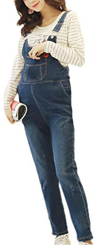 babao Salopette de maternité Salopette Combinaisons Femmes Enceintes Denim Salopette Jeans Combinaisons