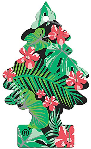 Little Trees Air Freshener Tree MTR0081B Jungle Fever Fragrance For Car Home Boat Caravan - 24 Pack