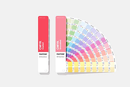 Pantone CMYK Color Guide Set, GP5101B, rivestito e non rivestito