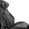 Ergocar Lendenwirbelstütze Kissen & Nackenkissen für Büro/Auto/Gaming-Stuhl, Linderung von Rückenschmerzen, Atmungsaktiv Memory-Schaum, Waschbarem 3D-Mesh-Bezug, Schwarz (Keine Massagefunktion)