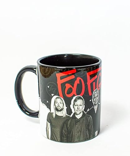 Tasse - Foo Fighter - Musikgruppe - TusPersonalizables.com - Keramik - Rund - einzeln - Kaffee - 16 Unzen - Themenbecher - Tasse