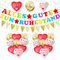 Ruhestand Deko Set - Girlande, Banner, Luftballons für Abschiedsfeier - Alles Gute Zum Ruhestand, Endlich Rentnerin, Endlich Pension