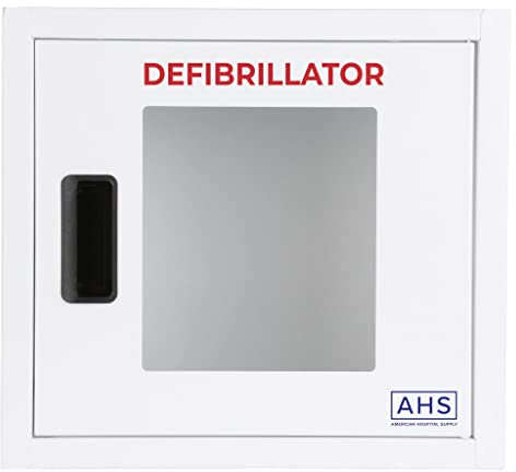 American Hospital AED-Schrank, AED Defibrillator, wandmontierter Aufbewahrungsschrank, nicht alarmiert, groß, passend für Zoll/Herzwissenschaften/alle Marken