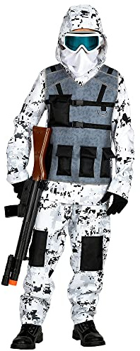 W WIDMANN MILANO Party Fashion - costume da bambino Forze speciali artiche, soldato, costumi in maschera, carnevale