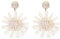 TOEECY Rattan Ohrringe für Frauen und Mädchen Blume Groß Handgemachte Geflochtenes Böhmischer Ethnischer Stil Boho Retro Mode Persönlichkeit Strand Geschenke Schmuck (Weiß)
