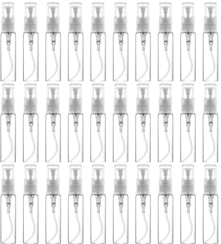 VIVIIHOO Atomizador de perfume 5ml 30pcs Mini botella de spray atomizador de bolsillo Recipiente de muestra Perfume Decantación sobre la marcha - ¡Perfecto para viajar!