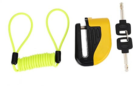 Sosoport Cadenas D’alarme Pour Vélo Antivol 2 Pièces En Métal Solide Alarme Sonore Intégrée, Antivol De Disque Polyvalent, Adapté Moto Et Vélo Urbain, Usage Extérieur Sécurisé