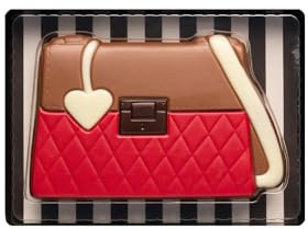 Weibler® | Handtaschenetui | Schokoladenmilchkakaobeutel - 70 Gr | Dekorierte Milchschokolade | Geschenkbox von Chocolate Creations