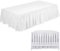 Rurunklee Rüschen Bettrock für Babys Kinderzimmer Bettwäsche Kinderbett Rock Elastischer Babybett Staubschutz Krippenbett Dekoration Anzug für Krippenbetten von 52 x 28 Zoll