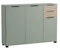 Schildmeyer Alexa Schuhschrank 701939, Pistazie/Akustikpaneel Optik, 141,9 x 35,0 x 105,5 cm