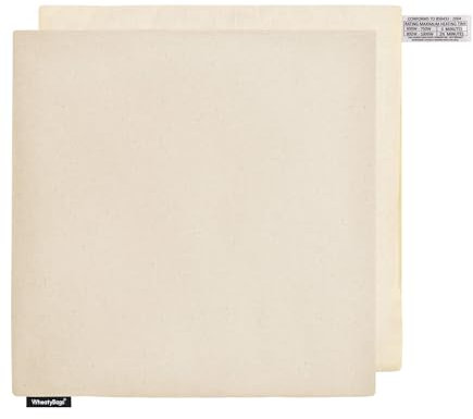 Wheat Bag Pet Heating Pad (34cm) - (Organic Cotton Fabric - Natural with Removable Cover)