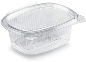 marketcaffe [100] Vaschette 250cc Quadrate in PET, Plastica: La Soluzione Completa e Sostenibile per il Confezionamento Alimentare, Ottimizzata per la Conservazione, Antigoccia