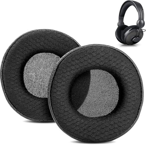 Atmungsaktiv Stoff Ersatz Ohrpolster für Teufel Aureol Real Kopfhörer Ersatz-Ohrpolster