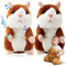 KBIBCK 2 Stück Sprechender Hamster, Sprechende Hamster Wiederholt, Plüsch Elektrisches Hamster, Plüsch Hamster Spielzeug, Talking Plüschtier Elektronische, für Kinder Geburtstagsgeschenk
