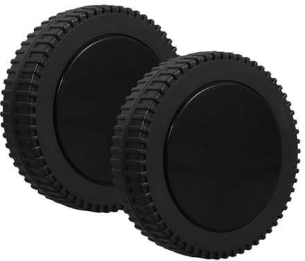 Happyyami 2piezas Ruedas Para Parrilla De Cubiertas Para Carrito De Bbq Herramientas Para Ruedas Alta Resistencia