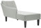 vidaXL Chaiselongue mit Rechter Armlehne Hellgrau Samt, Recamiere, Loungesessel, Lounge Sofa, Lounge, Loungesofa, Wohnzimmersofa, Akzentsessel