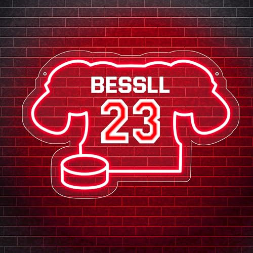 Wasetell Personalisierte Hockey Trikot Zeichen Name Nummer Hockey Plakette Rahmen Eishockey Spieler Plakette Rahmen Sport Plakette Rahmen Schild für Wand Hockey Geschenke Geburtstag Weihnachten