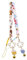DEARMAMY 2stücke Bunte Glückskatze Handy Kette Lanyard Mit Glöckchen Abnehmbare Dekoration Für Handys Taschen Und Schlüsselanhänger Für Damen Und Mädchen
